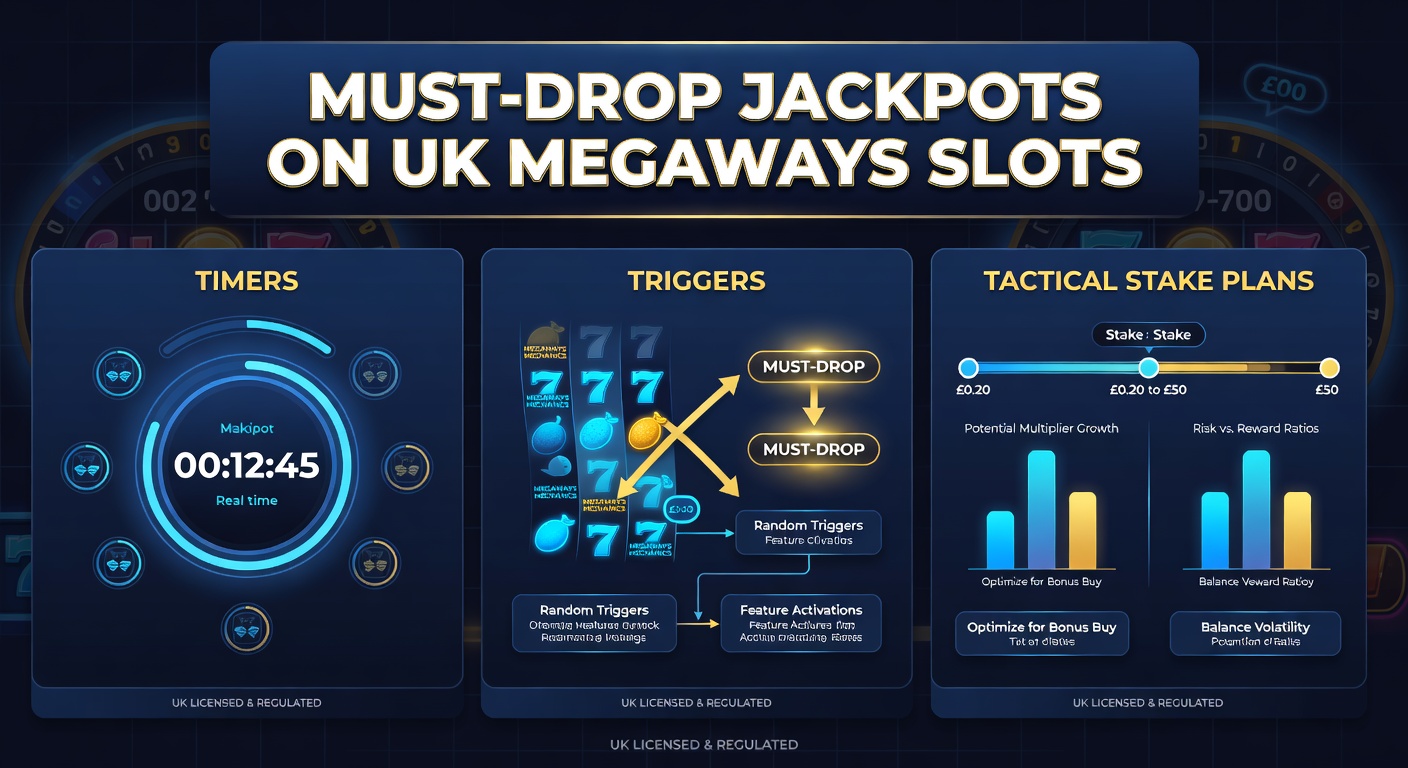 Close-up of a mobile slot interface showing multiple jackpot tiers with precise timer displays and stake adjustment sliders on a Megaways game