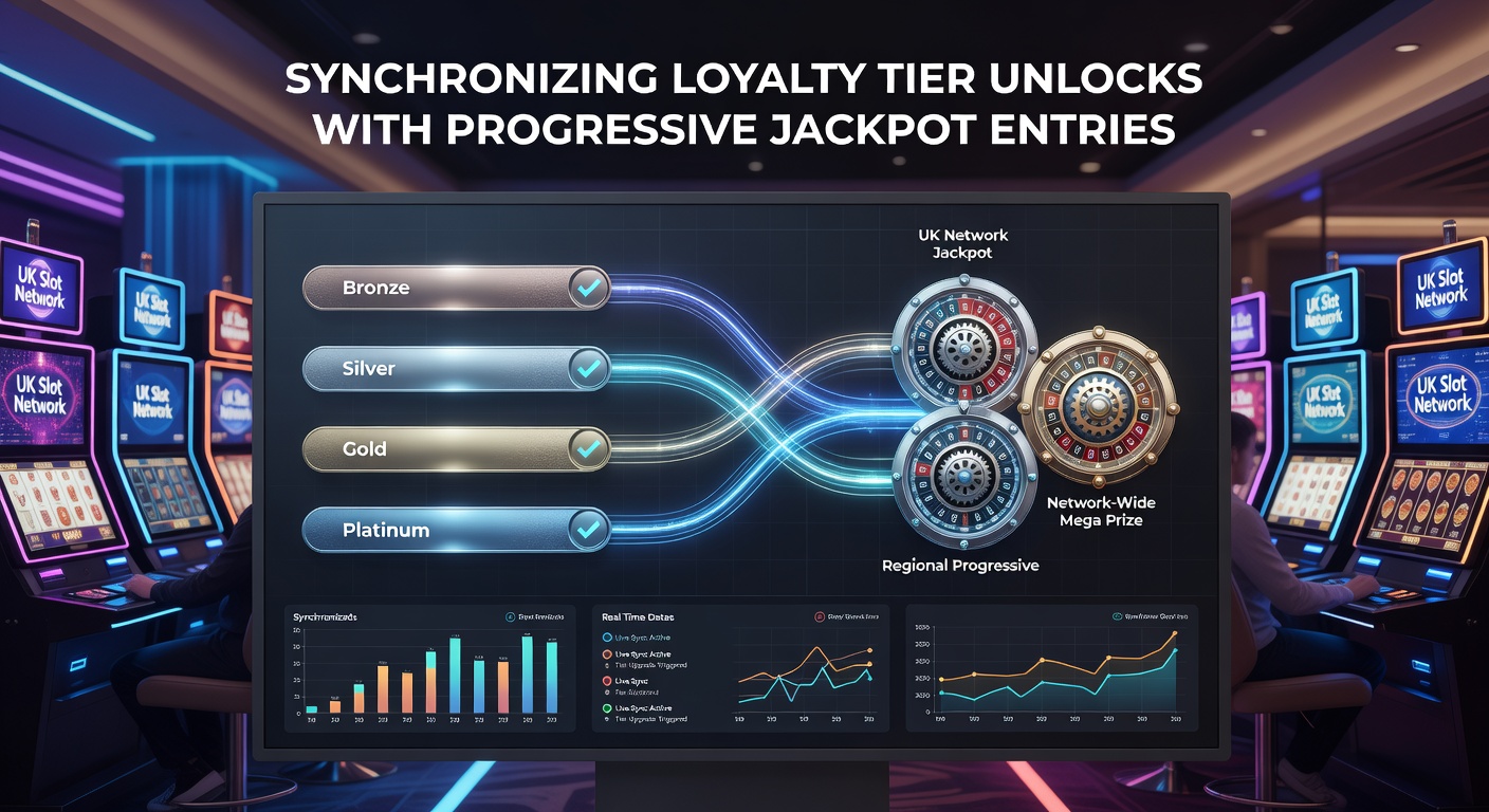 Diagram depicting data flow between loyalty databases and progressive jackpot servers in UK slot networks